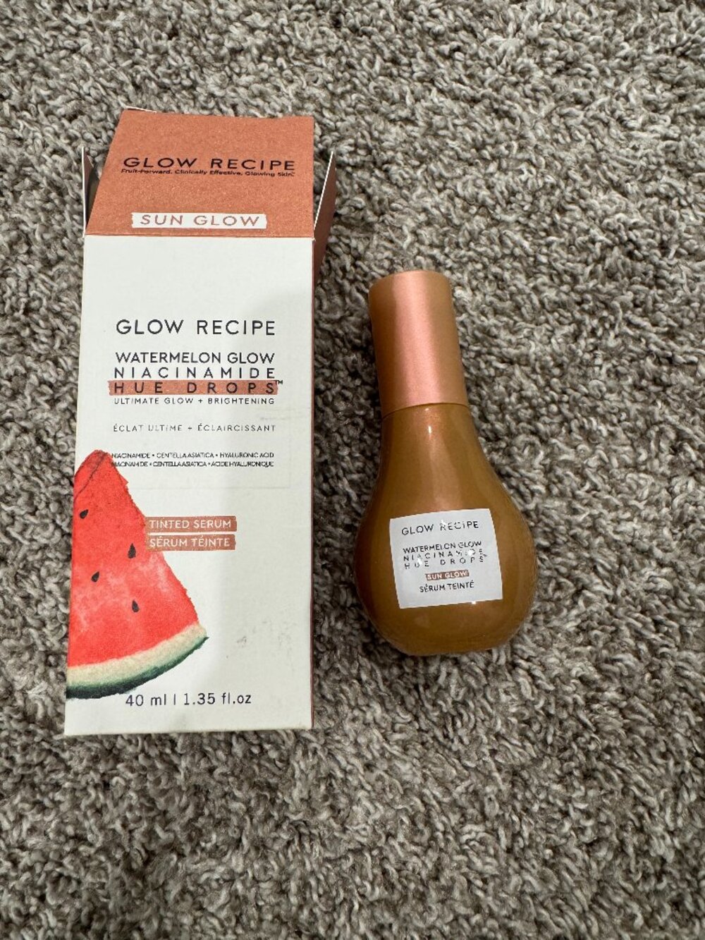 Glow Recipe Watermelon Glow Niacinamide Hue Drops – Sun Glow ✨